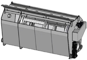 rotary drum filter for wastewater treatment model r200