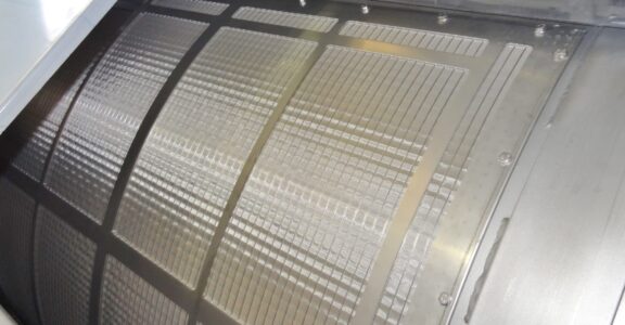 Drum filter in stainless steel for wastewater treatment